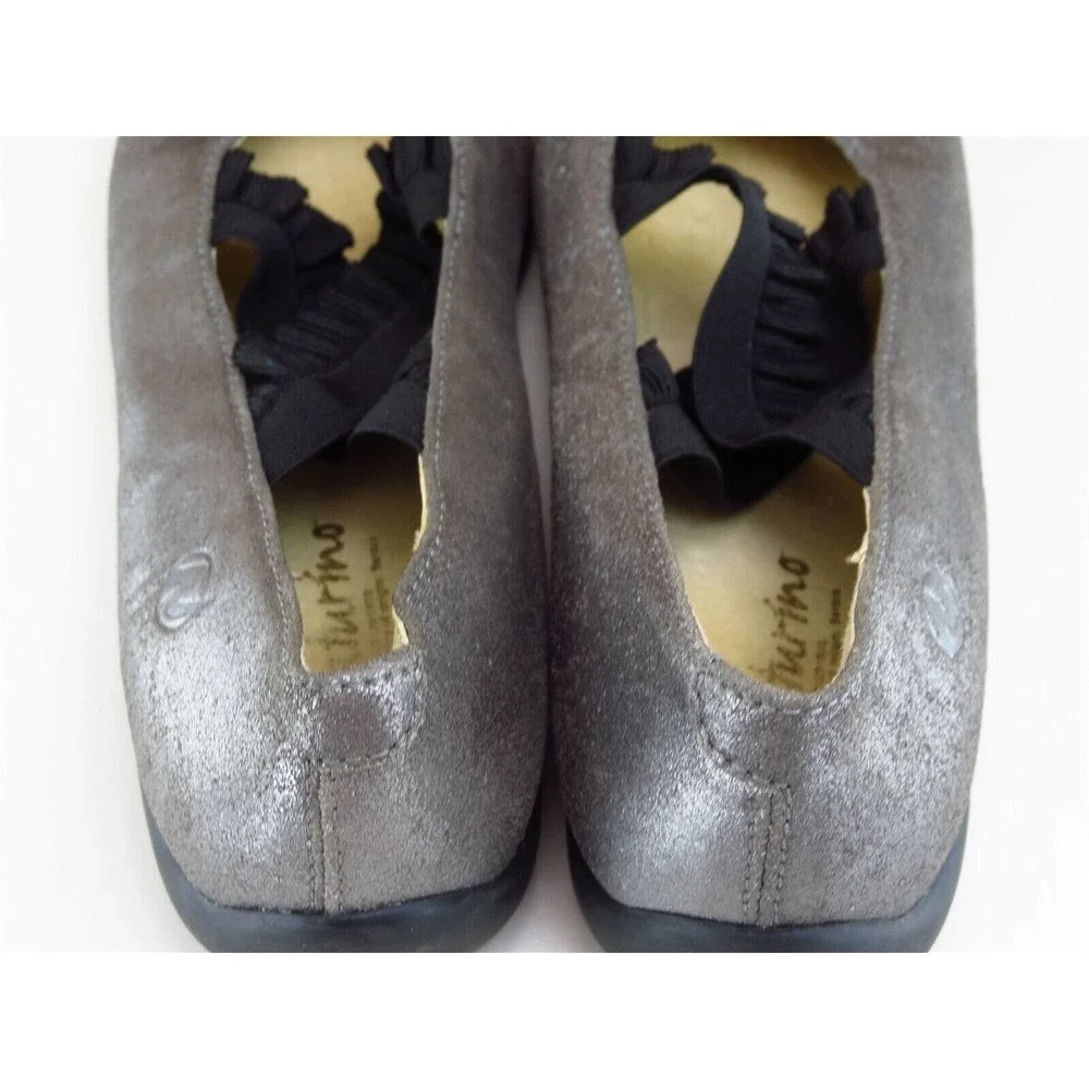 Naturino Sz 32 Shoes Girls Youth Mary Jane‎ Taupe Leather